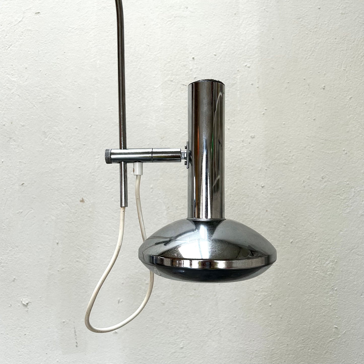 Mid-Century Chromed Arc Floor Lamp, 1960s