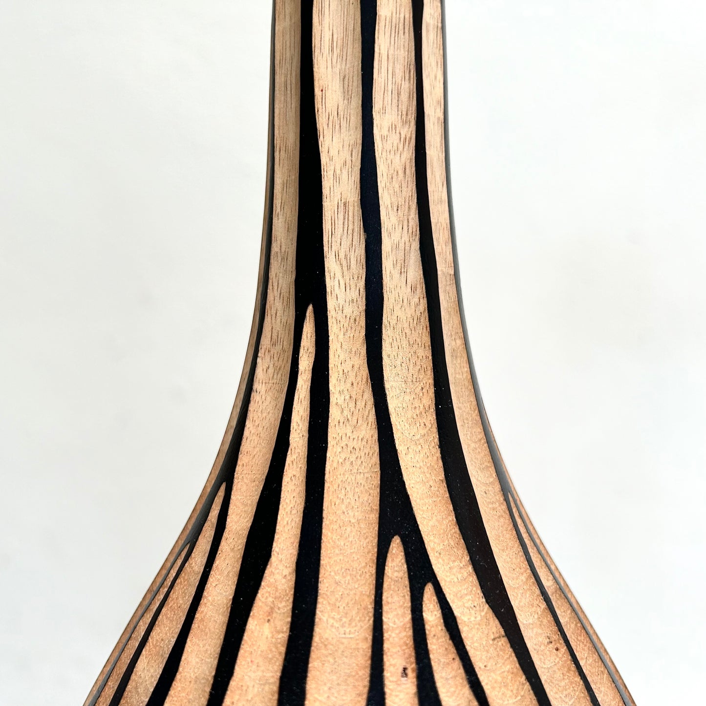 Carved Wooden Vase